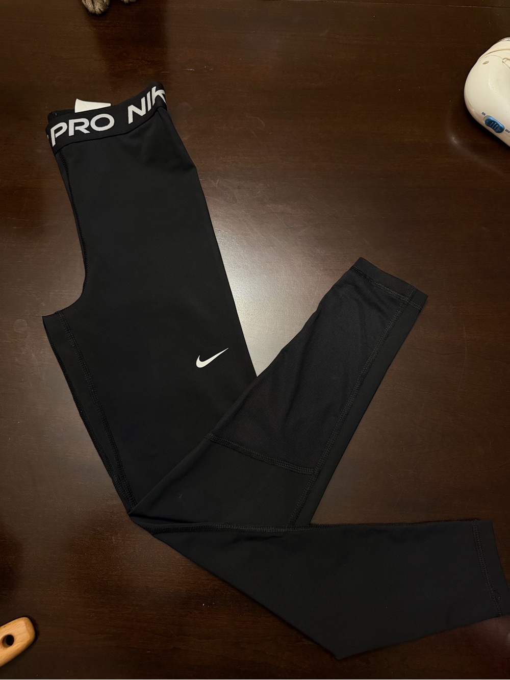 Nike pros Performance Leggings with White Swoosh